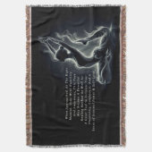 Yoga Reiki Instructeur One-Legged King Pigeon Pose Deken (Voorkant Verticaal)