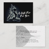 Yoga Reiki Instructeur One-Legged King Pigeon Pose Kortingskaartje (Voorkant / Achterkant)