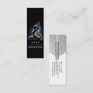 Yoga Reiki Instructeur One-Legged King Pigeon Pose Mini Visitekaartje