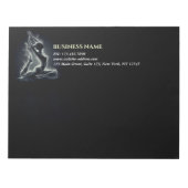 Yoga Reiki Instructeur One-Legged King Pigeon Pose Notitieblok (Voorkant)