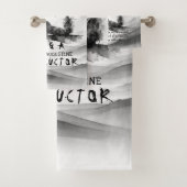 Yoga Reiki One-Legged King Pigeon Pose Waterverf Bad Handdoek (Insitu)