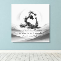 Yoga Reiki One-Legged King Pigeon Pose Waterverf