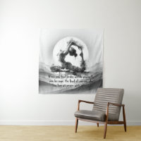 Yoga Reiki One-Legged King Pigeon Pose Waterverf