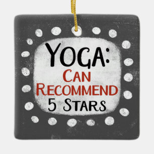 Yoga Review 5 sterren Ornament