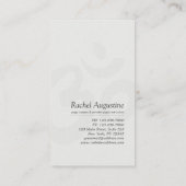 Yoga Roos Gold Mandala OM Sign Class Pass Loyalty (Achterkant)