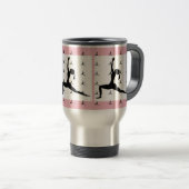 Yoga rose Conception Voyage/banlieue Mug : Café Mu (Devant droit)