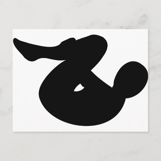 yoga - salto briefkaart (Voorkant)