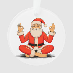 Yoga Santa Namaste Méditation Noël Vacances