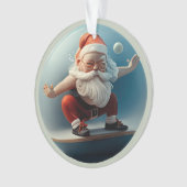 Yoga Santa Ornament (voorkant)