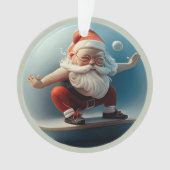 Yoga Santa Ornament (voorkant)