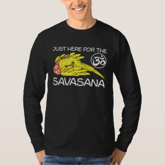 Yoga Savasana Parrot Peach faced Yellow Lutino Lov T-shirt