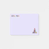 yoga série - Bloc-notes post-it (Devant)