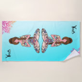 Yoga - Serviette de plage (Devant)