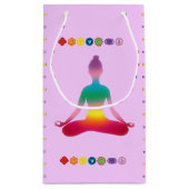 Yoga Seven Chakras Klein Cadeauzakje (Achterkant)