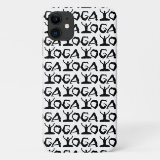 Yoga Silhouettes Black en White iPhone 11 Hoesje