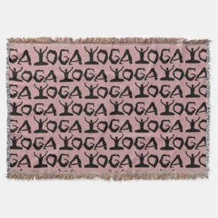 Yoga Silhouettes Deken