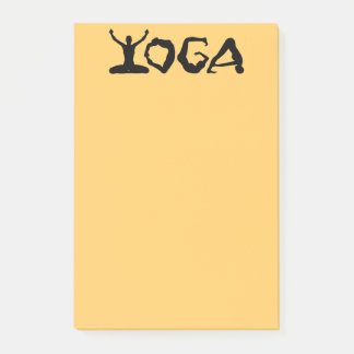 Yoga Silhouettes Post-it® Notes