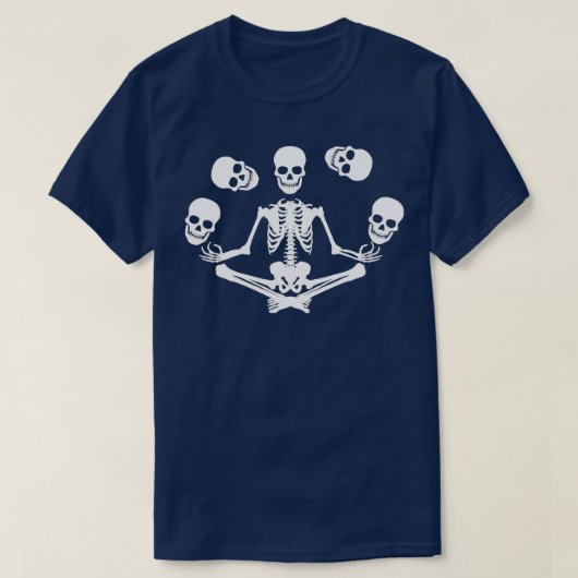 Yoga Skull Skeleton, Funny Halloween For Men And W T-shirt (Design voorkant)