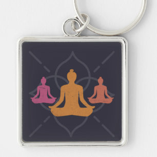 Yoga Sleutelhanger