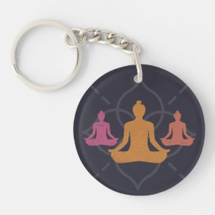 Yoga Sleutelhanger