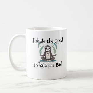 Yoga Sloth Mug pour la méditation