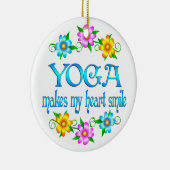 Yoga Smile Keramisch Ornament (Rechts)