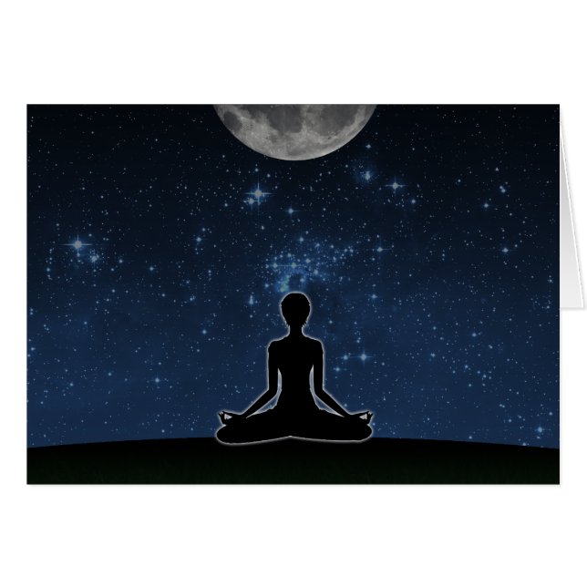 Yoga Sous La Lune (Devant horizontal)