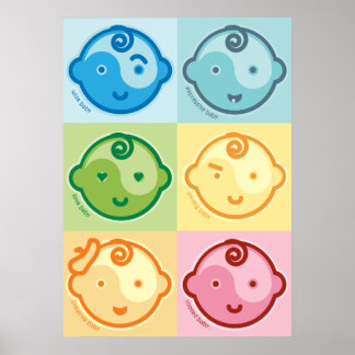 Yoga Speak Baby : Alle Baby Canvas Poster