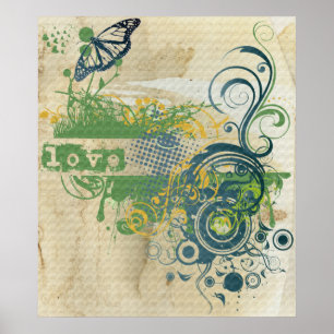 Yoga Speak: Groene liefdeschakra Poster