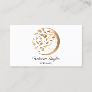 yoga spirituele vrouw life coach tree of life moon visitekaartje