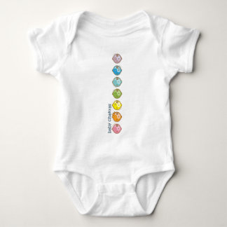 Yoga Spreek Baby: Alle Baby Chakra's Romper