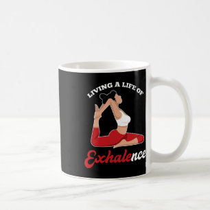 Yoga Spreuken Met Houden Adem Uit En Ademhaling Koffiemok