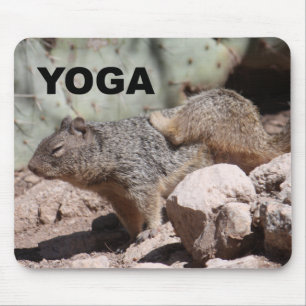 Yoga Squirrel Mousepad Muismat
