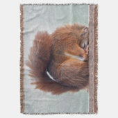Yoga Squirrel Throw Blanket Deken (Voorkant Verticaal)