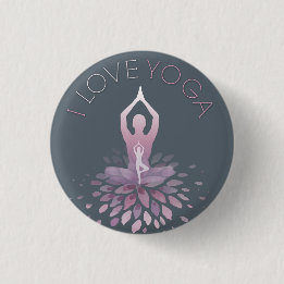 yoga statement ronde button 3,2 cm