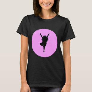 Yoga stelt lichaam positief t-shirt