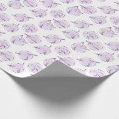 Yoga stelt patroon voor cadeaupapier (Hoek)