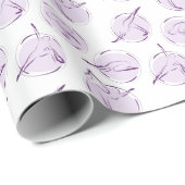Yoga stelt patroon voor cadeaupapier (Rol Hoek)