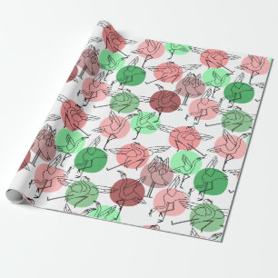 Yoga stelt patroon voor Joga naadloos patroon 30 Cadeaupapier