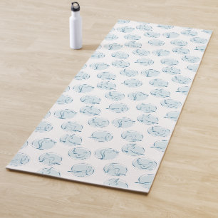 yoga stelt patroon yogamat