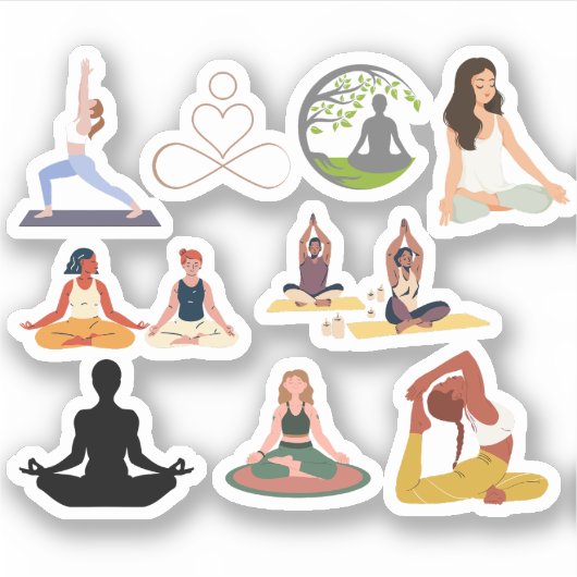 YOGA STICKER (Voorkant)