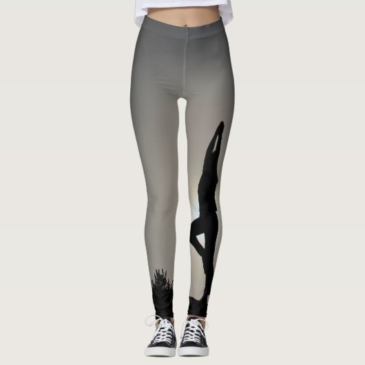 Yoga stretch leggings (Voorkant)