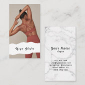 Yoga Studio Carte de visite de formation des ensei (Devant / Derrière)