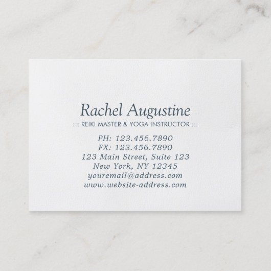 YOGA Studio Certificat cadeau Pose facile Symbole (Dos)