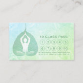 Yoga Studio Class Pass Meditation Pose Bodhi Leaf Klantenkaartje (Voorkant)