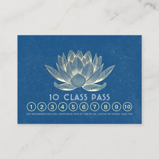Yoga Studio Classe Pass Fidélité Rendez-vous Lotus (Devant)