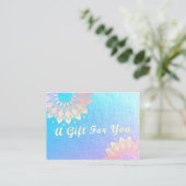 Yoga Studio Instructeur Mandala Certificat cadeau (Debout devant)