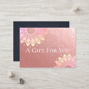 Yoga Studio Instructor Mandala Gift Certificate Kortingskaartje
