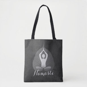 Yoga Studio Instructor Meditation Pose Bodhi Leaf Draagtas