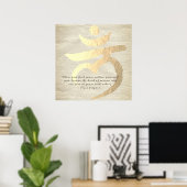 Yoga Studio Instructor Root Chakra Mantra LAM Sign Poster (Thuiskantoor)